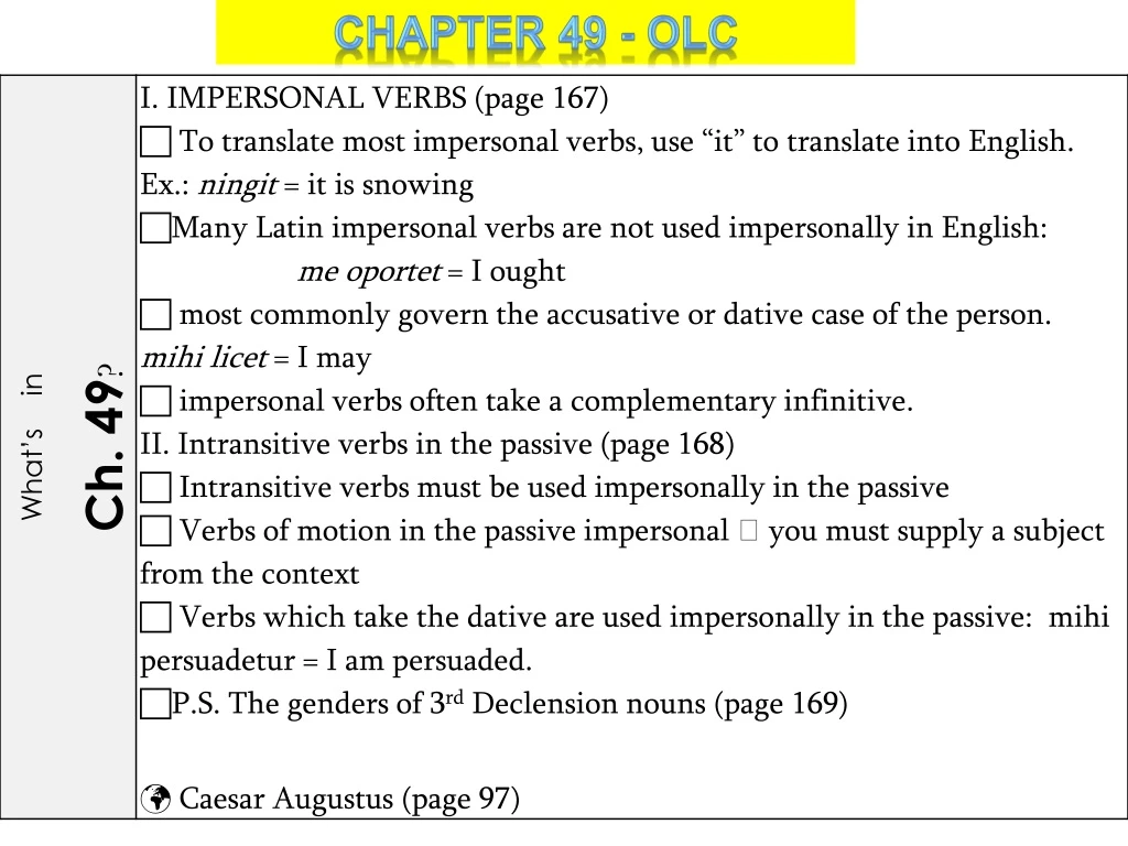 chapter 49 olc