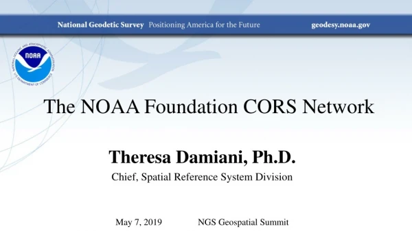 The NOAA Foundation CORS Network