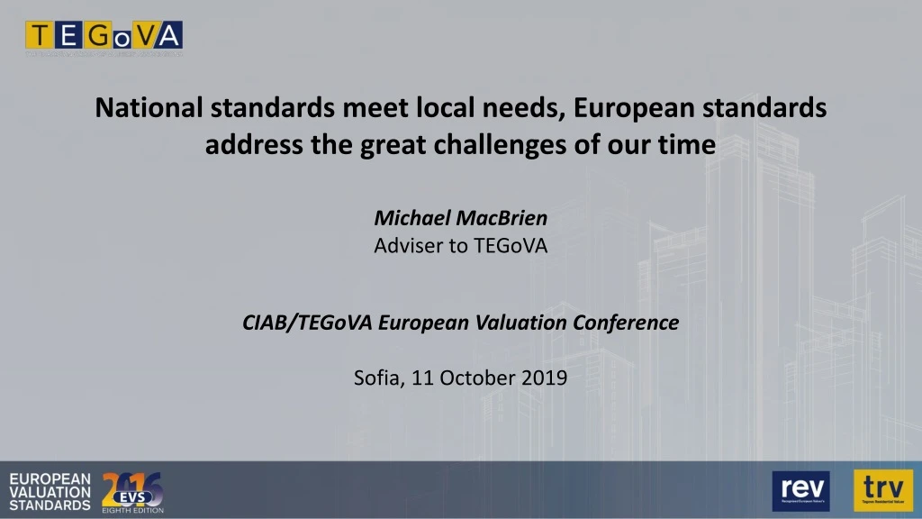national standards meet local needs european standards address the great challenges of our time