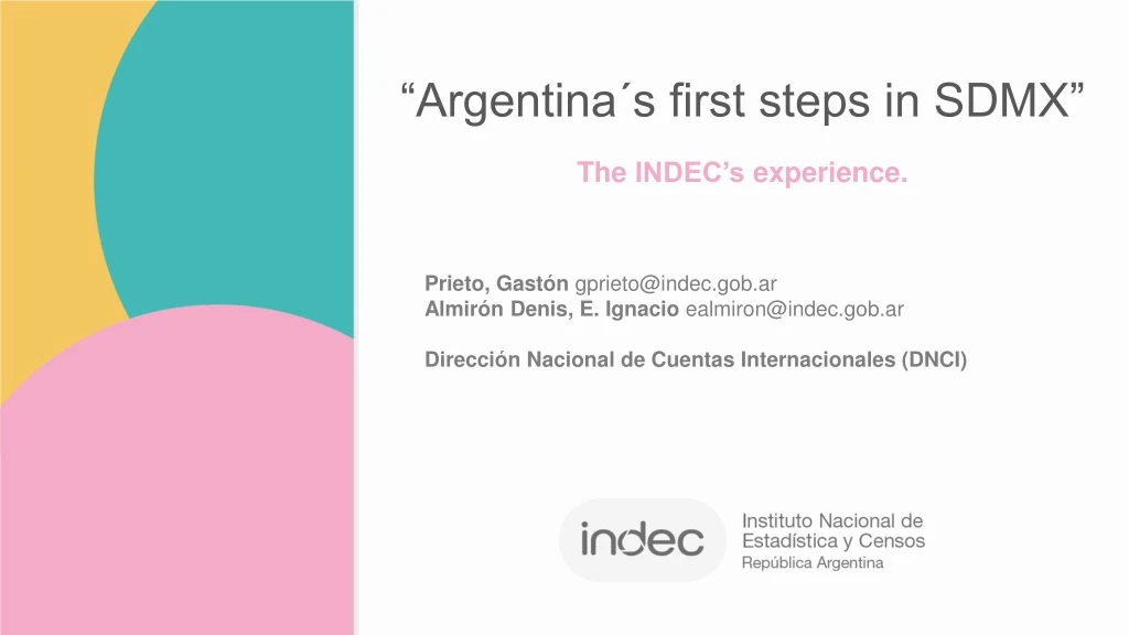 argentina s first steps in sdmx