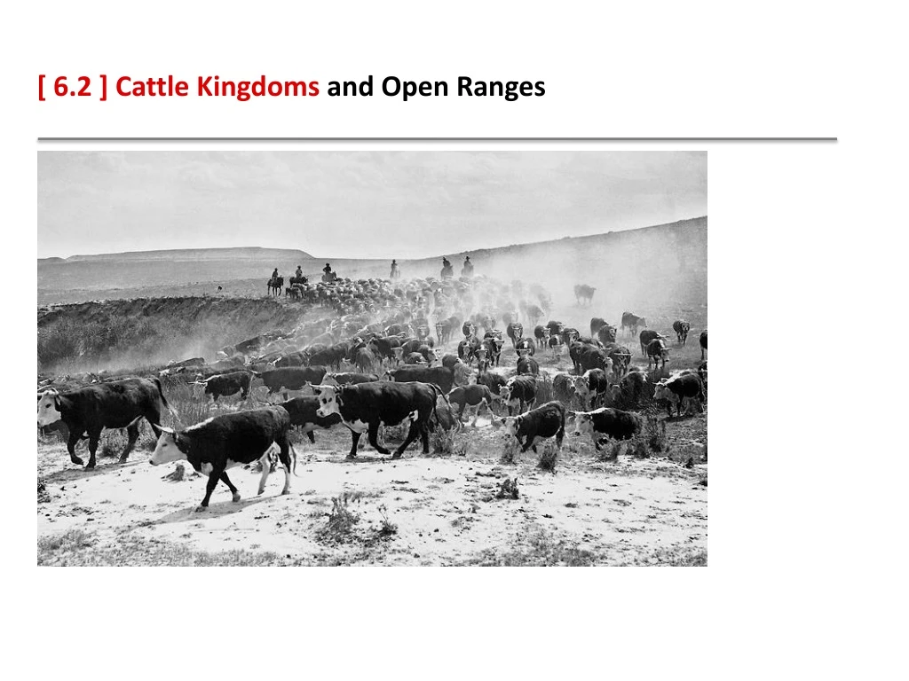6 2 cattle kingdoms and open ranges