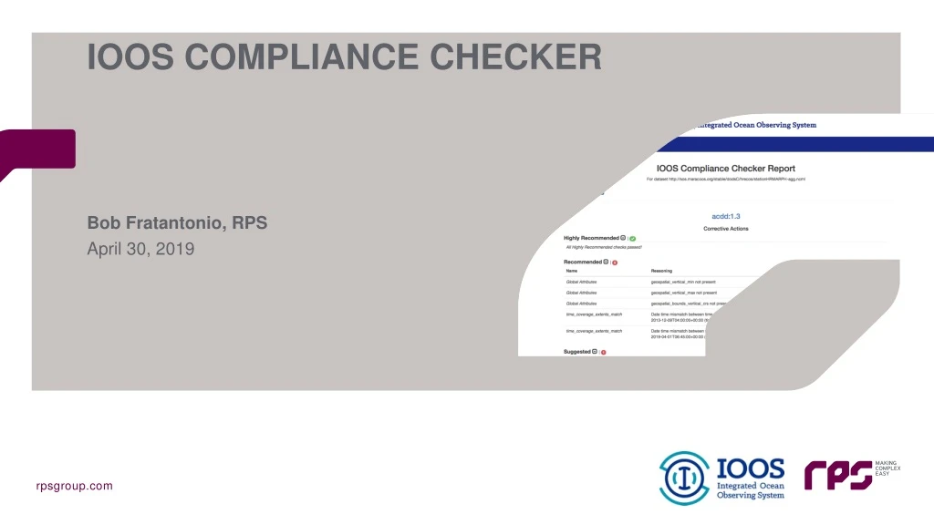 ioos compliance checker
