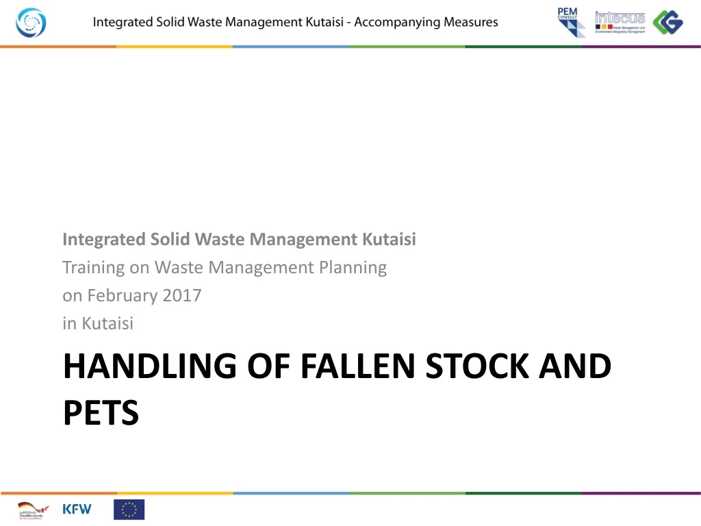 integrated solid waste management kutaisi
