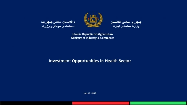 Investment Opportunities in Health Sector
