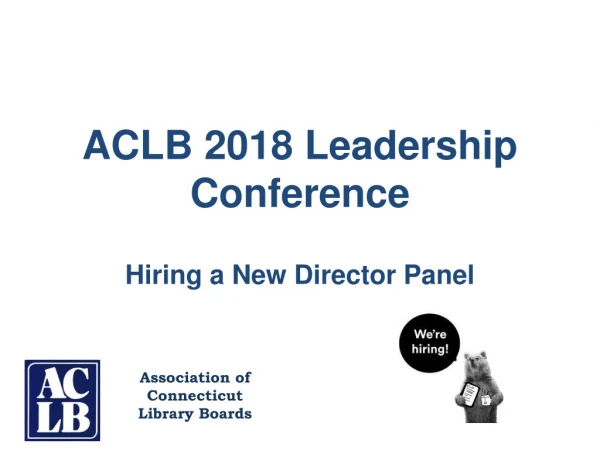 ACLB 2018 Leadership Conference