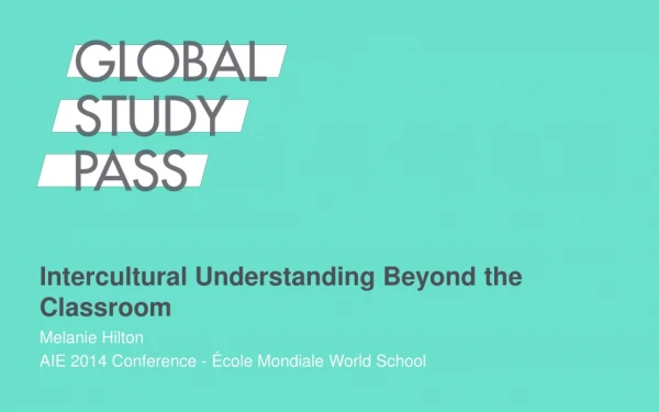 Intercultural Understanding Beyond the Classroom