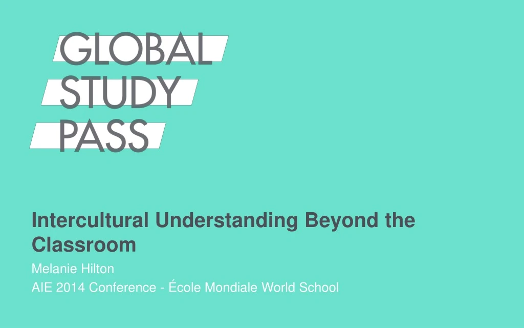 intercultural understanding beyond the classroom
