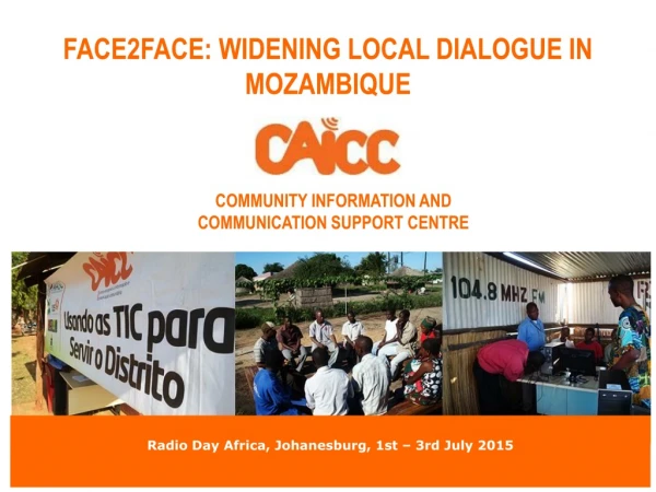 FACE2FACE: WIDENING LOCAL DIALOGUE IN MOZAMBIQUE