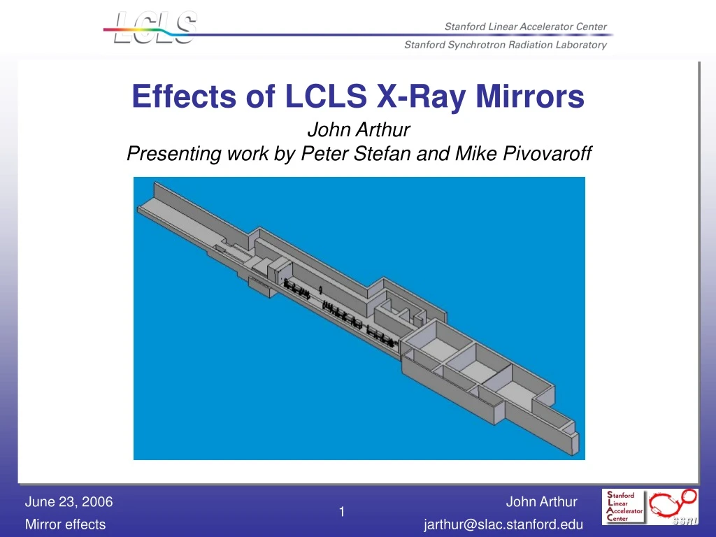 effects of lcls x ray mirrors