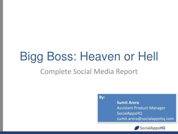 Bigg Boss: Heaven or Hell