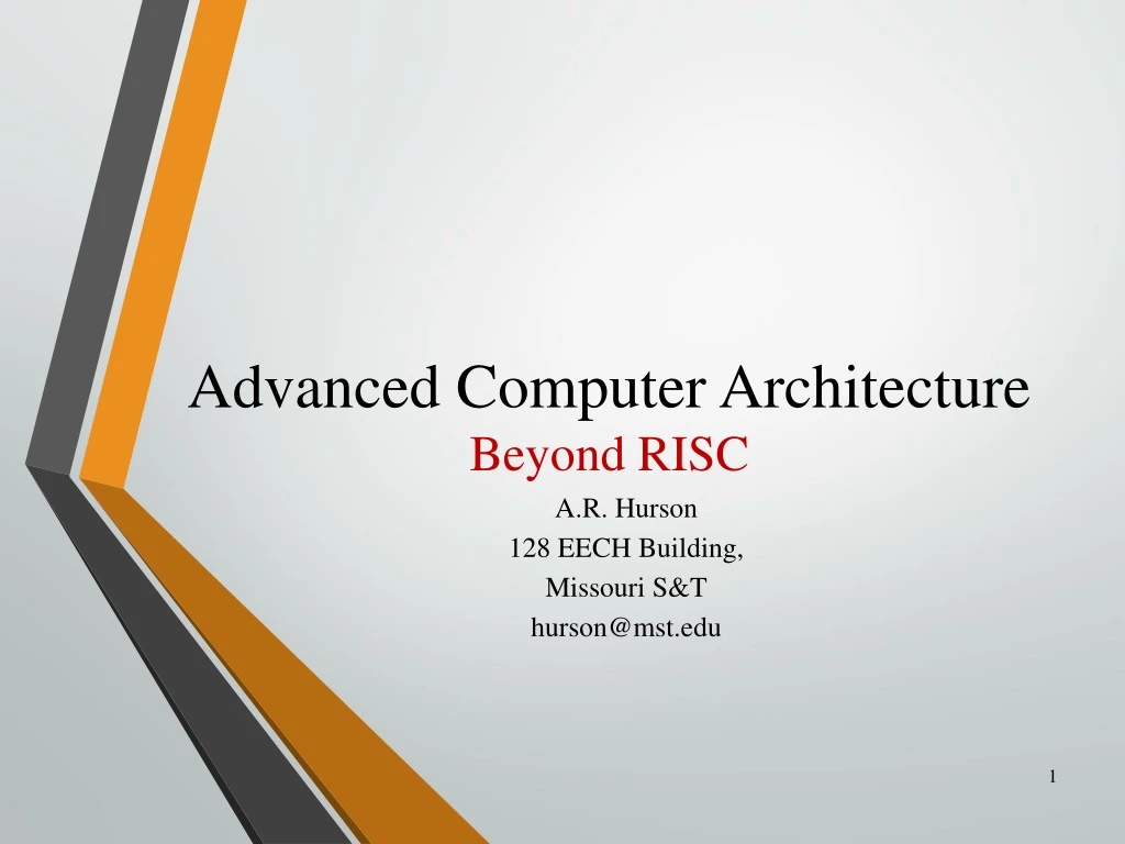 advanced computer architecture beyond risc