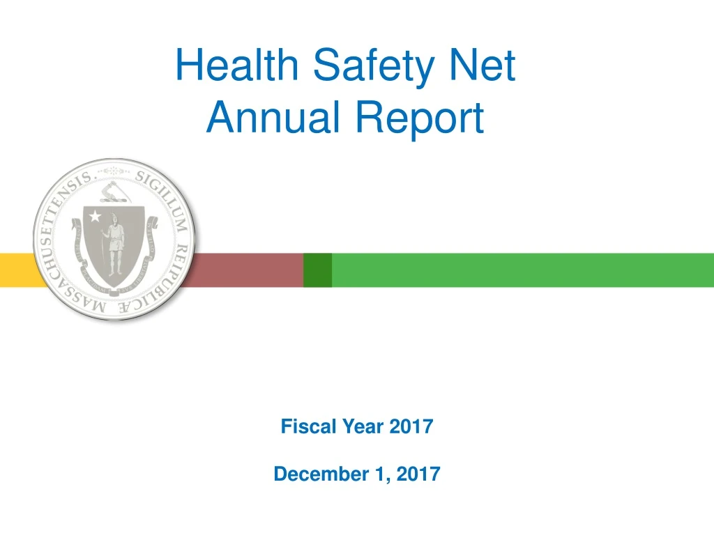 health safety net annual report