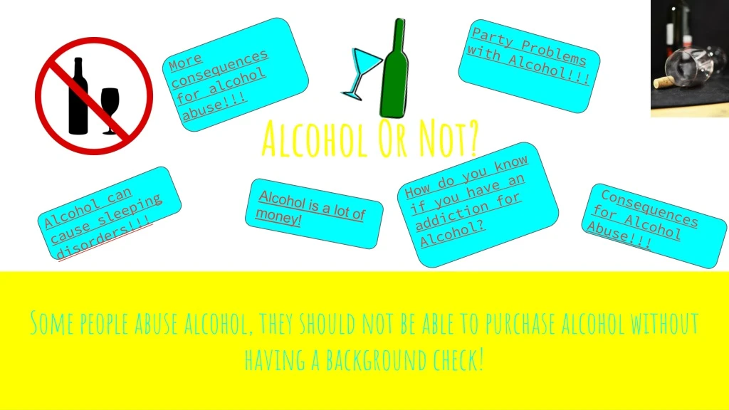 alcohol or not