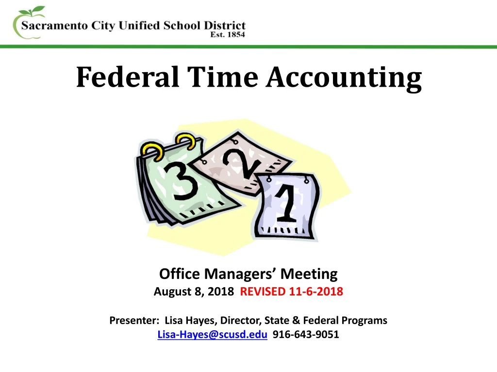 federal time accounting
