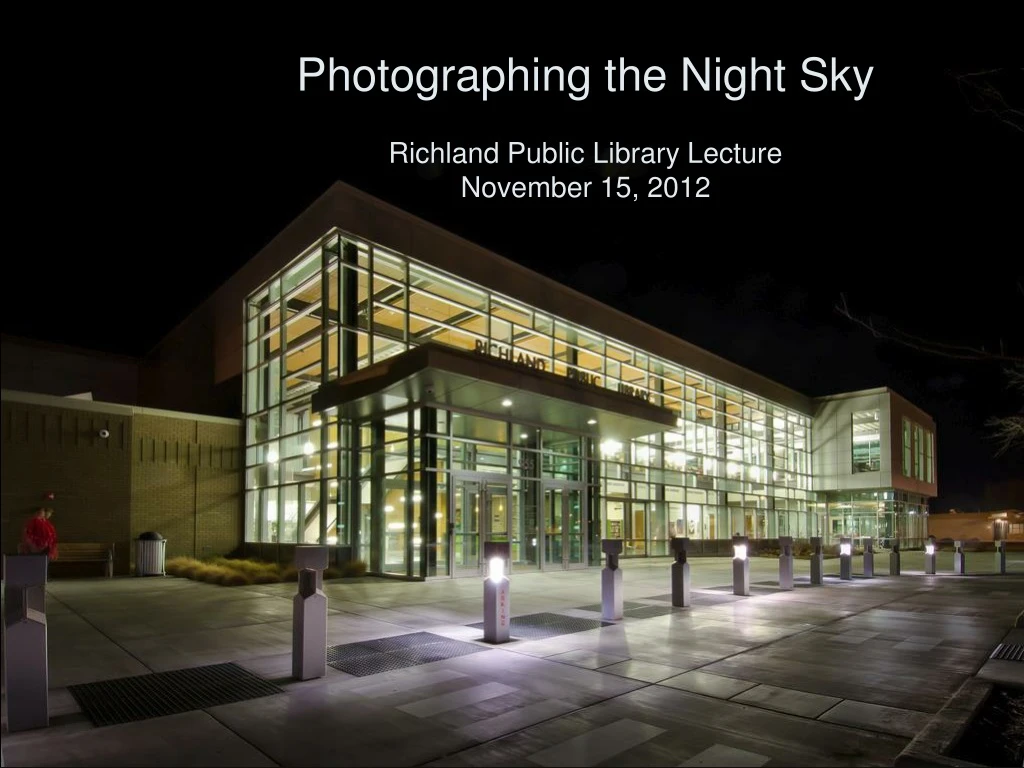 photographing the night sky richland public