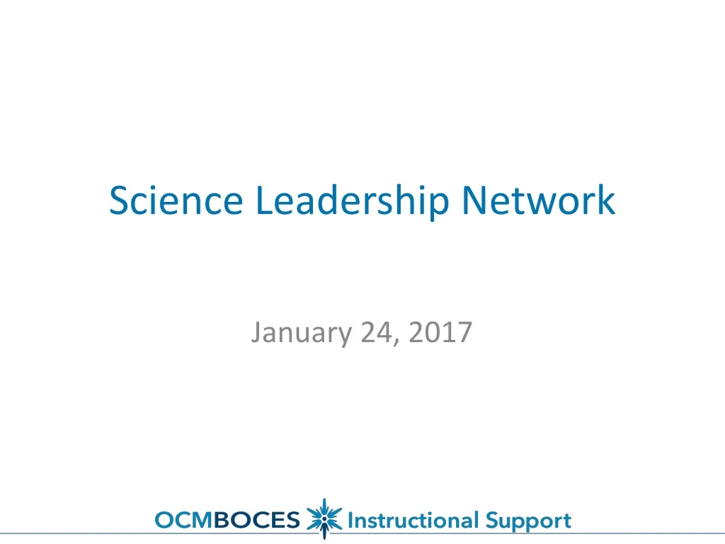 science leadership network
