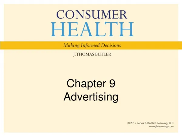 Chapter 9 Advertising