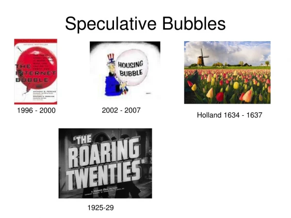 Speculative Bubbles