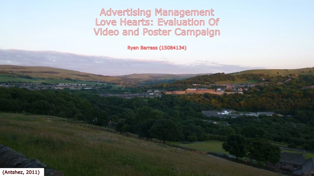 advertising management love hearts evaluation of video and poster campaign