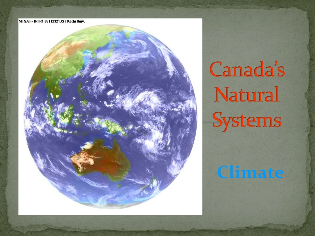 canada s natural systems