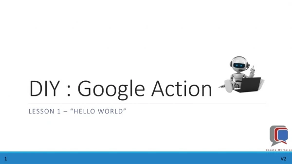 DIY : Google Action