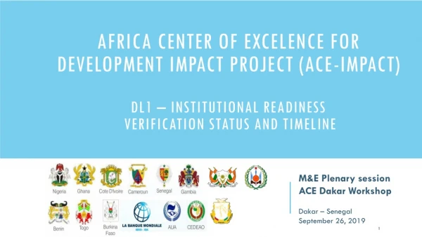 AFRICA CENTER OF EXCELENCE FOR DEVELOPMENT IMPACT Project (ace-impact)