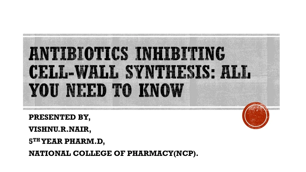 antibiotics inhibiting cell wall synthesis all you need to know