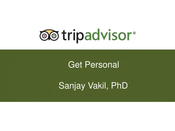 Get Personal Sanjay Vakil, PhD