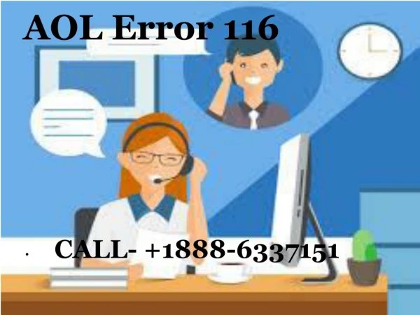 AOL Error 116