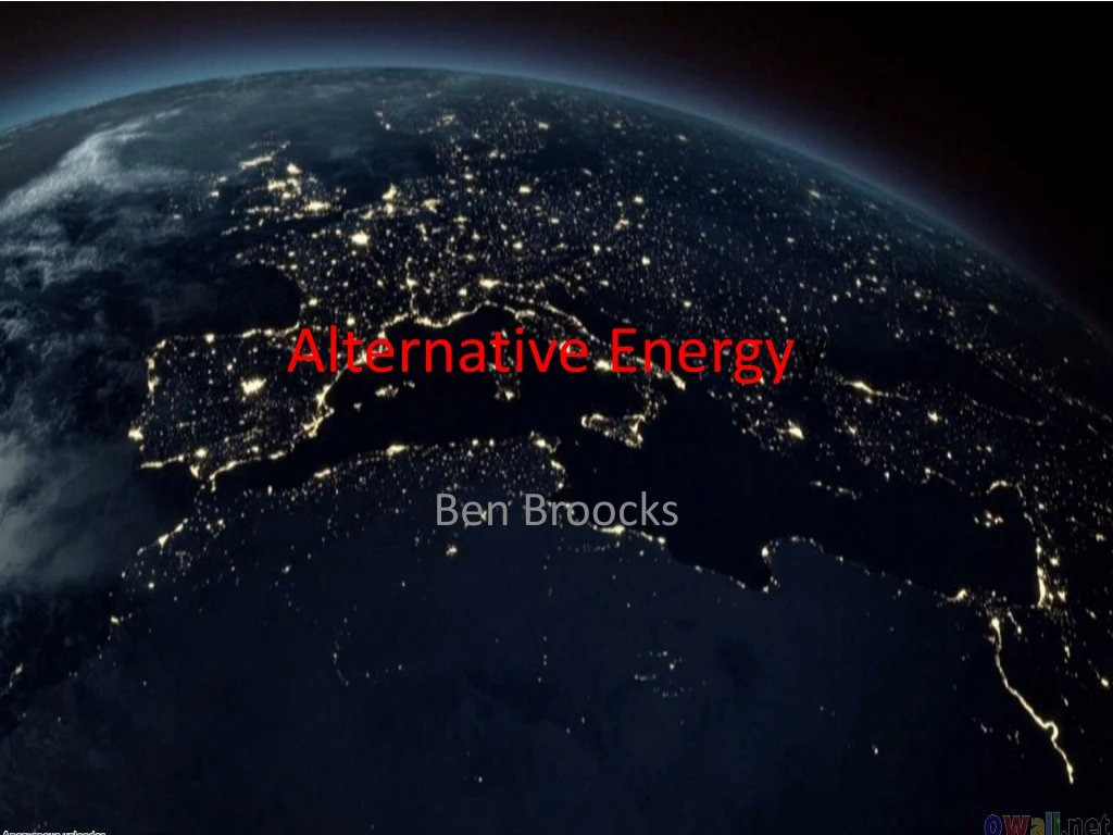 alternative energy y