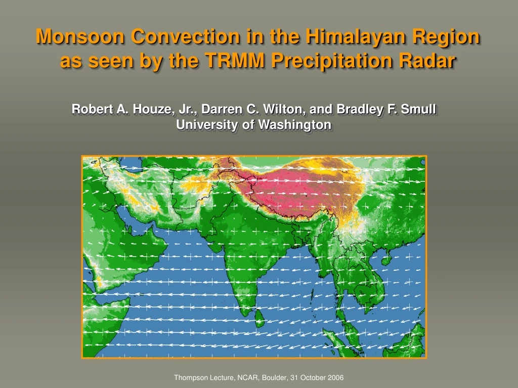 monsoon convection in the himalayan region