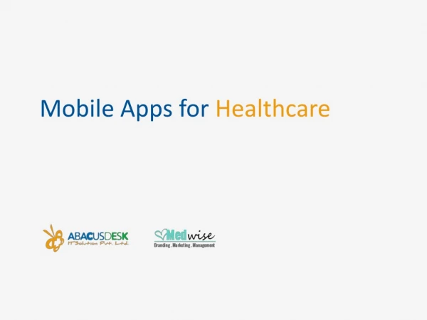 Mobile Apps for Healthcare