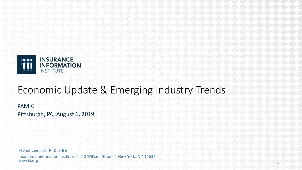 economic update emerging industry trends