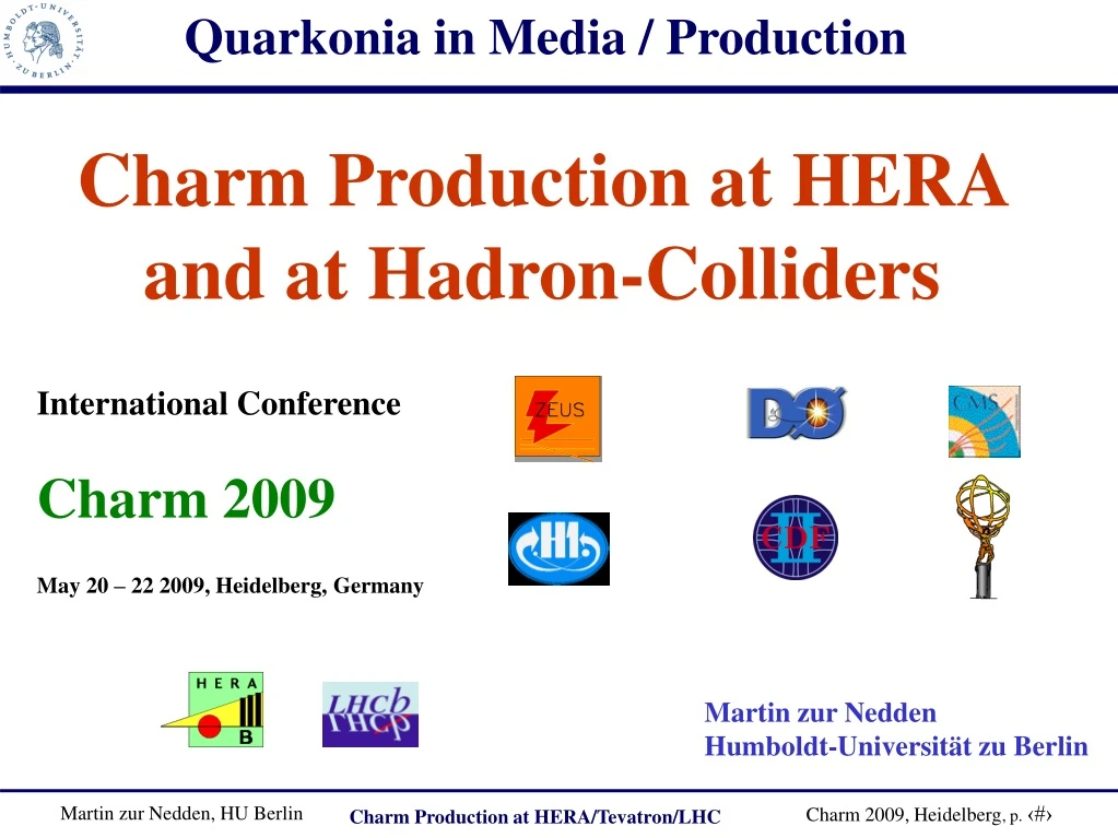 charm production at hera and at hadron colliders