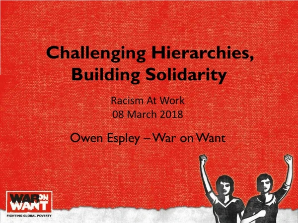 Challenging Hierarchies, Building Solidarity