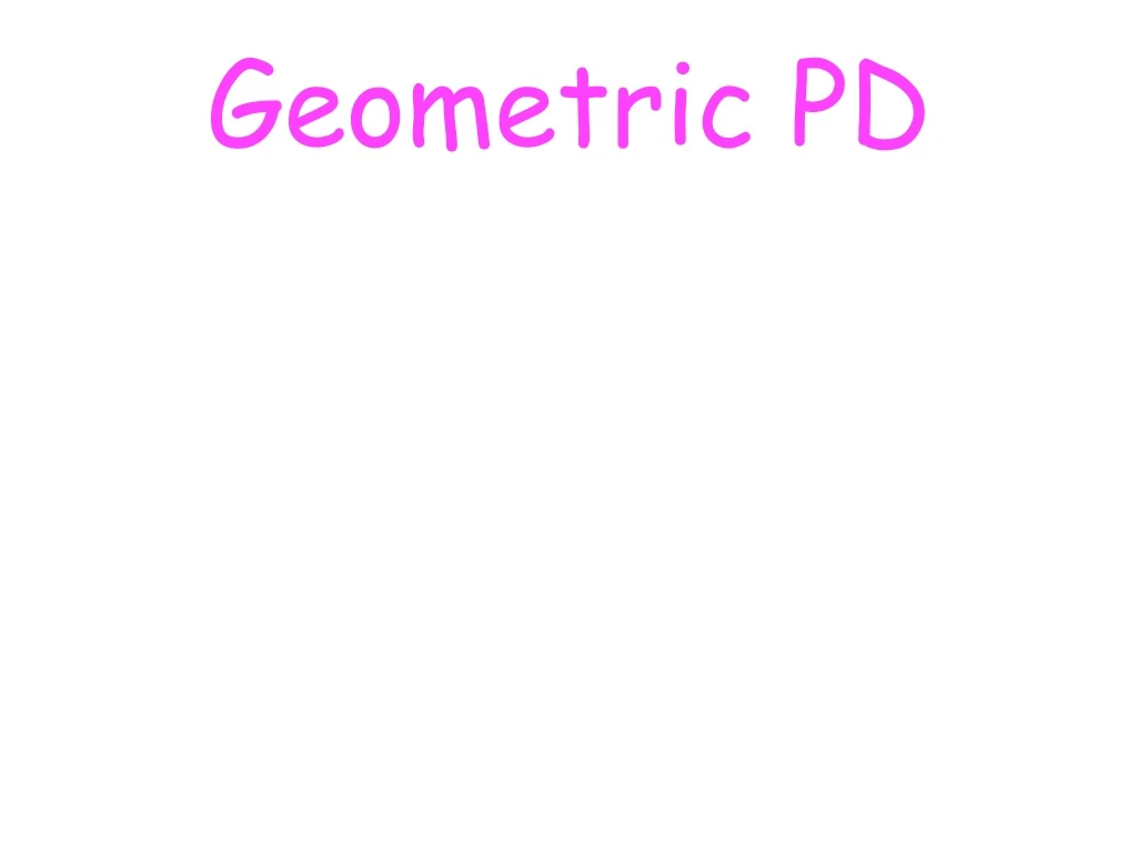 geometric pd