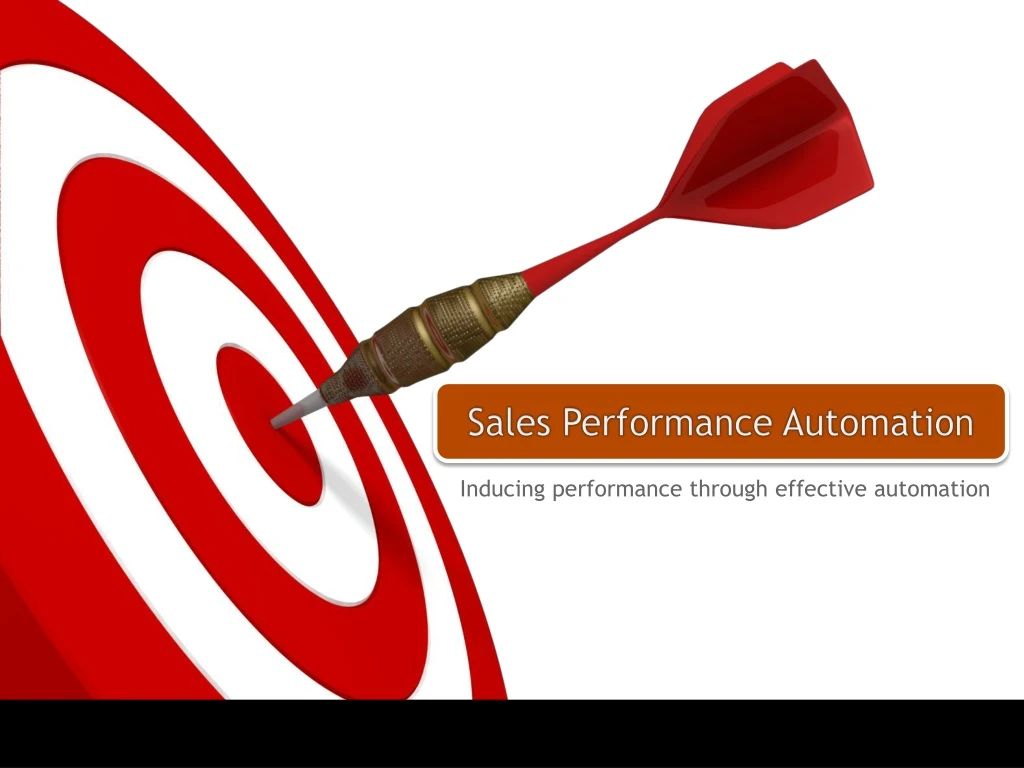 sales performance automation