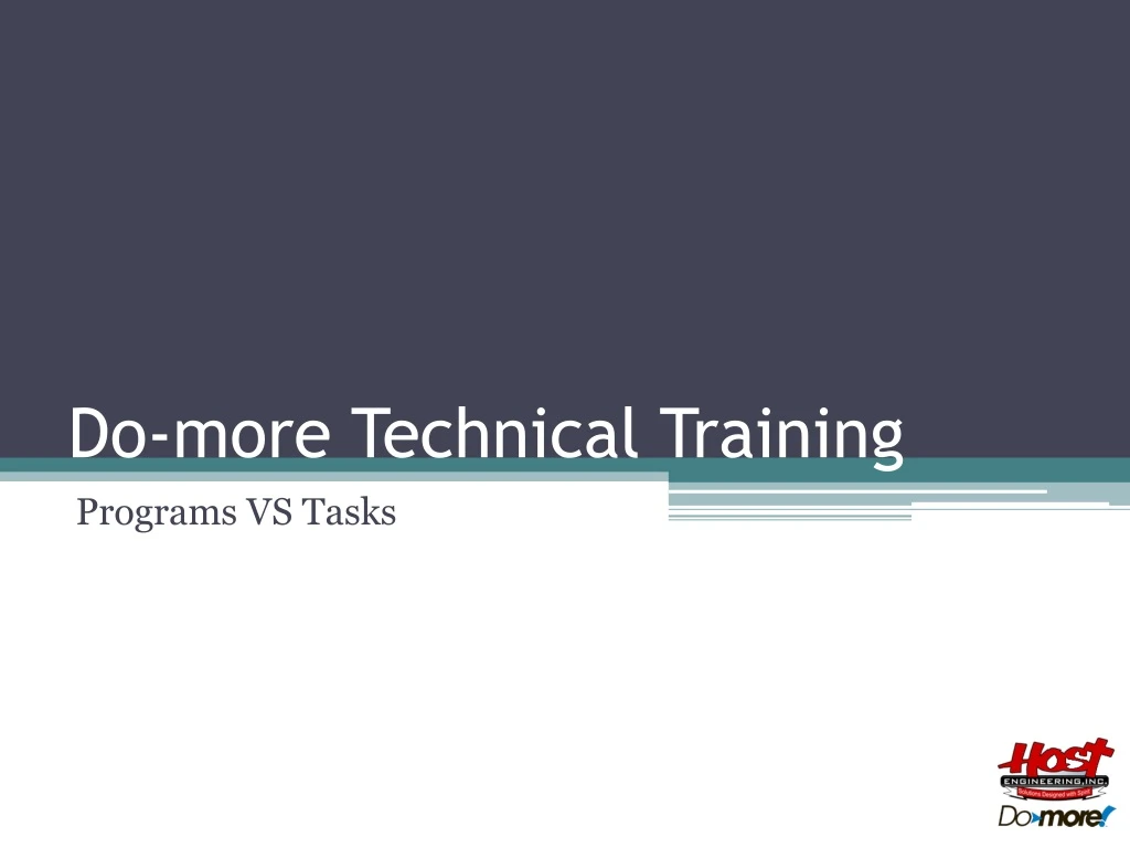 do more technical training