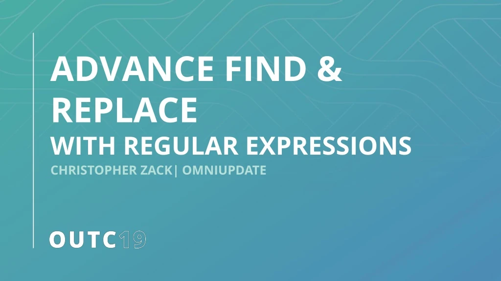 advance find replace with regular expressions