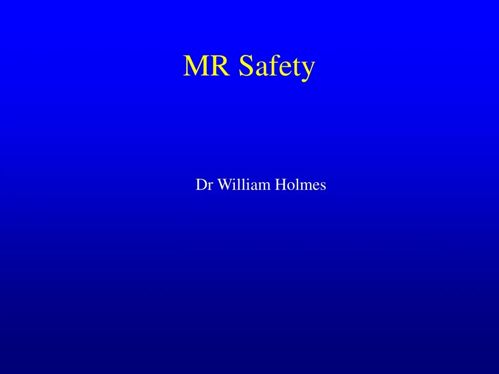 mr safety