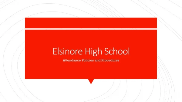 Elsinore High School