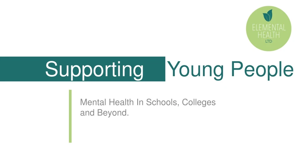 supporting young people