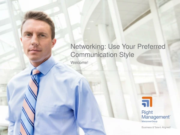 Networking: Use Your Preferred Communication Style
