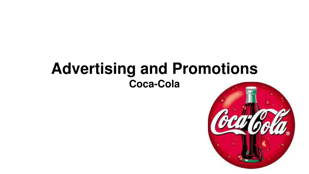 advertising and promotions coca cola