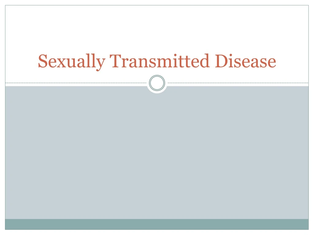 sexually transmitted disease