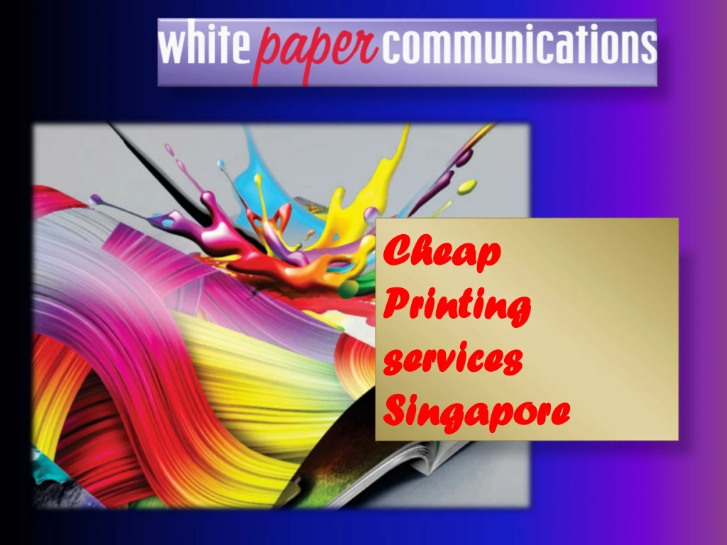 c heap p rinting services s ingapore