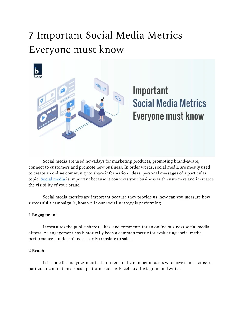 7 important social media metrics everyone must