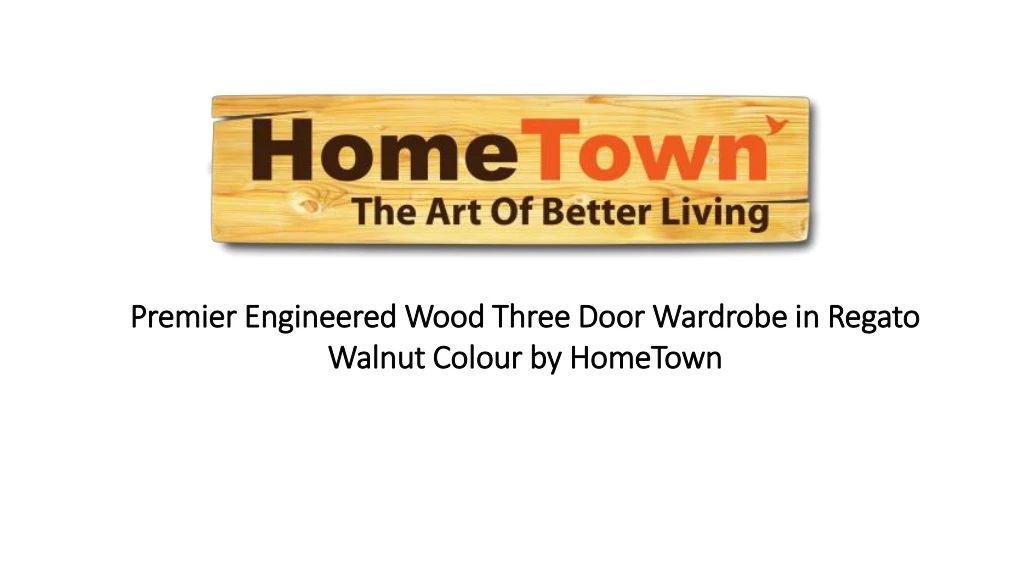 premier engineered wood three door wardrobe