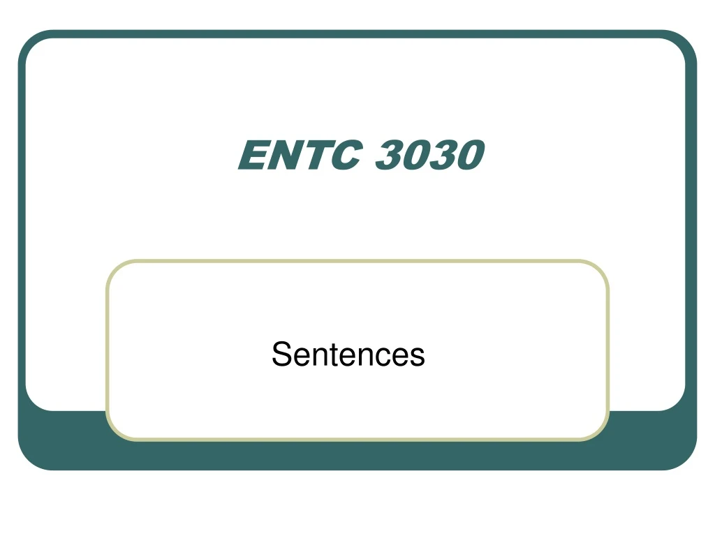 entc 3030