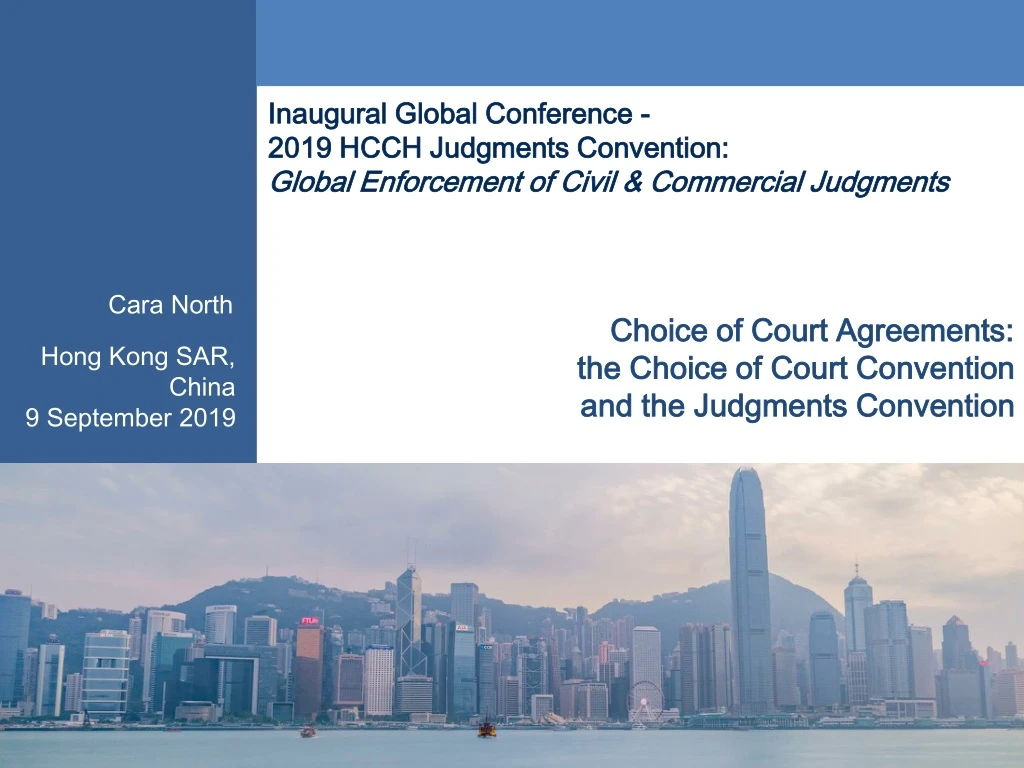 inaugural global conference 2019 hcch judgments
